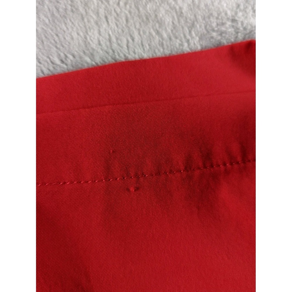 Poncho Shirt Mens 3XL Red Short Sleeve Pearl Snap Regular Fit Stretch Fishing - Picture 11 of 14